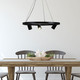 Black Pendant Light GU10 105W 640mm Black Pendant Light GU10 105W 640mm